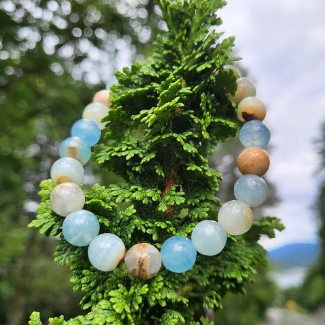 🌊Lemurian Calcite Bracelet