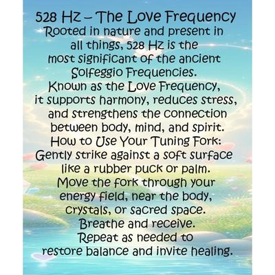 528 Hz Tuning Fork