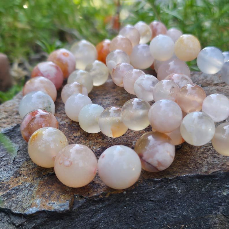 🌸Sakura Agate Bracelet