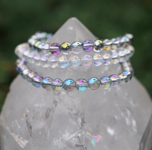 Aura Quartz Bracelets — Angel Aura &amp; Titanium Aura