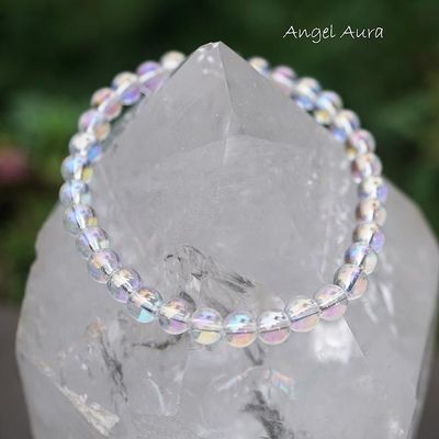 Aura Quartz Bracelets — Angel Aura &amp; Titanium Aura