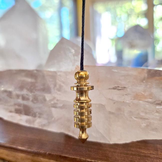 ☥ Cross Of Life Isis Brass Pendulum