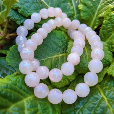 🌺Angel Aura Rose Quartz Bracelet
