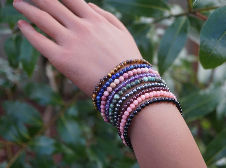💎 Gemstone Bracelets in 4mm