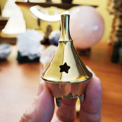 Brass Incense Cone Burner