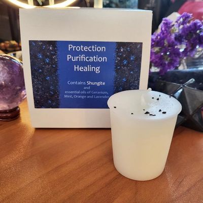 Shungite Organic Soy Votives