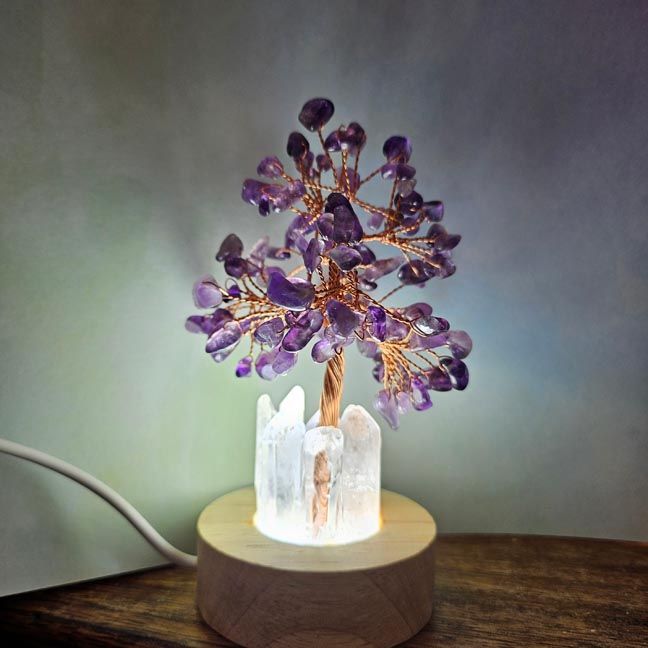 🌳Amethyst Tree Light