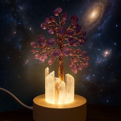 Amethyst Tree Light