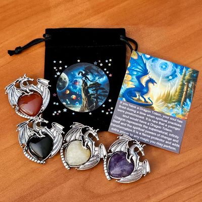 Heartfire Guardian Dragon Pendant
