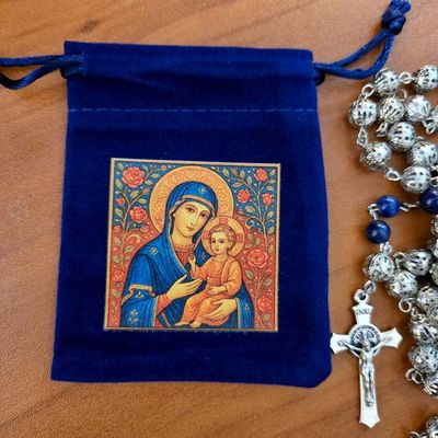 Rosary Pouches – Madonna &amp; Child Collection