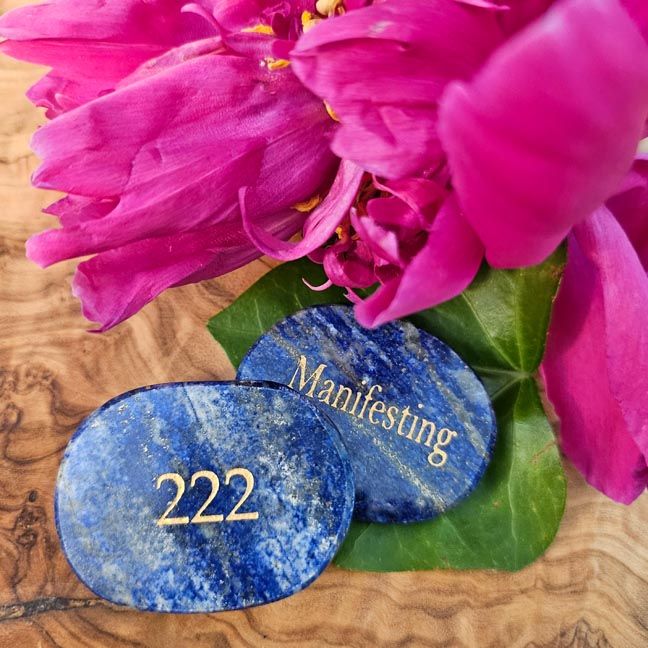 Angel Number 222 in Lapis Lazuli — Manifesting