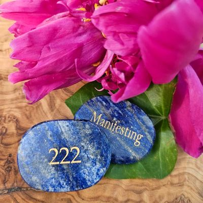 Angel Number 222 in Lapis Lazuli — Manifesting