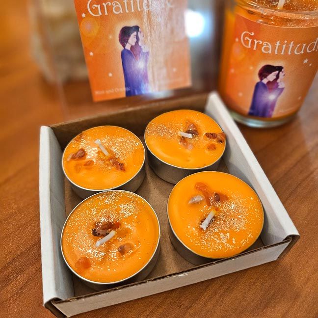 Gratitude Organic Soy Wax Tea Lights