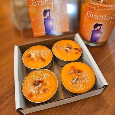 Gratitude Organic Soy Wax Tea Lights