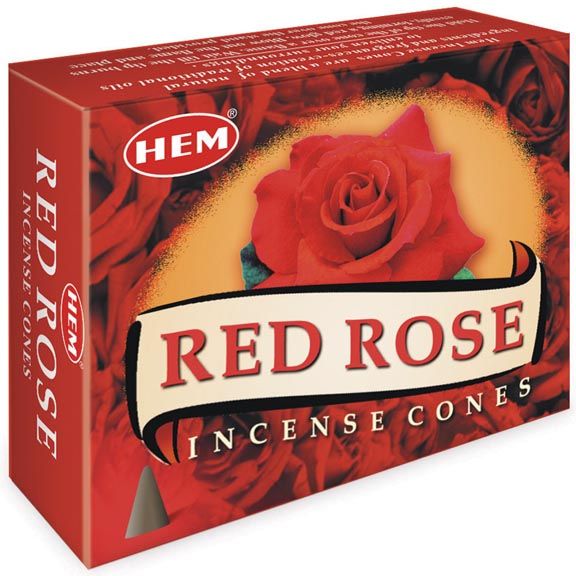 🌹Red Rose Incense Cones