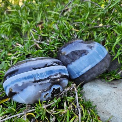 💙​Blue Opal Palm Stone