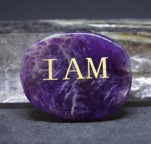 🪻I AM Amethyst Palm Stone