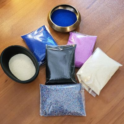 🏖️Color Sand for Altars, Burners and Crystals.