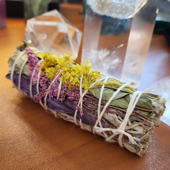 Calendula Sage Smudging Stick