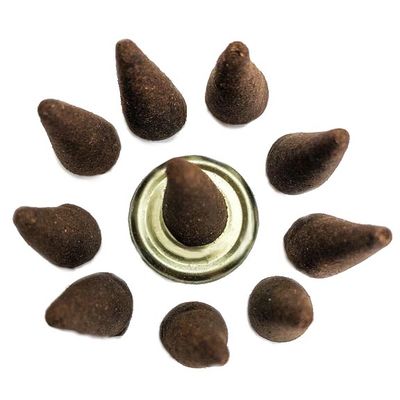 HEM Incense Cones — Box of 10 with Mini Burner