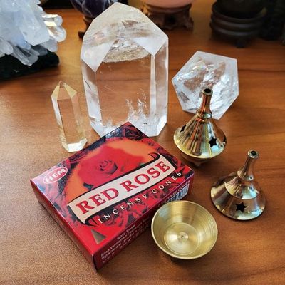 🌹Red Rose Incense Cones