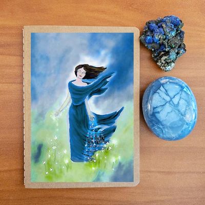 💐​ She Who Dreams The Flowers Notebook — by Montserrat