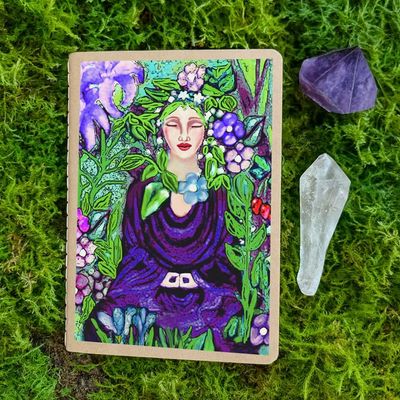 🧘‍♀️​ Buddha of the Garden Notebook — by Montserrat