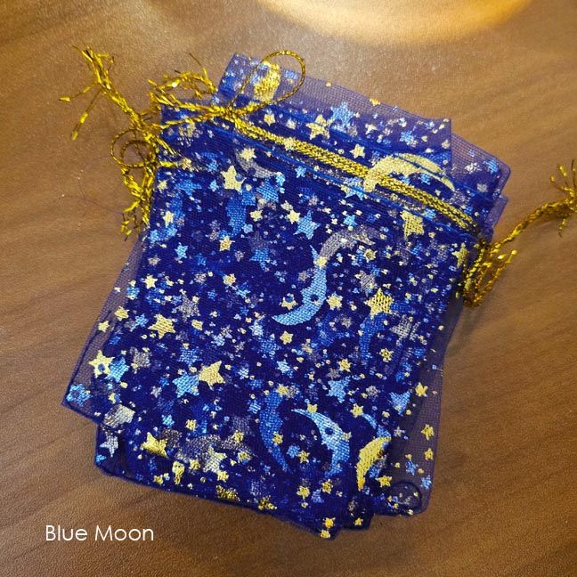 ⭐🌙Moon and Stars Organza Drawstring Bags