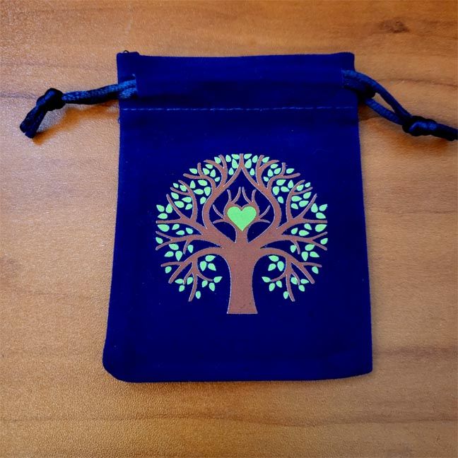 🌳​Tree of Life Velveteen Art Pouch