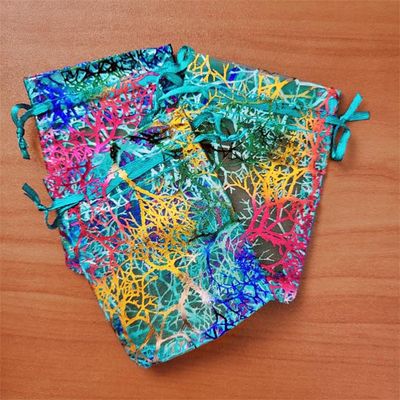 🧜‍♀️Blue Mermaid Organza Drawstring Bags