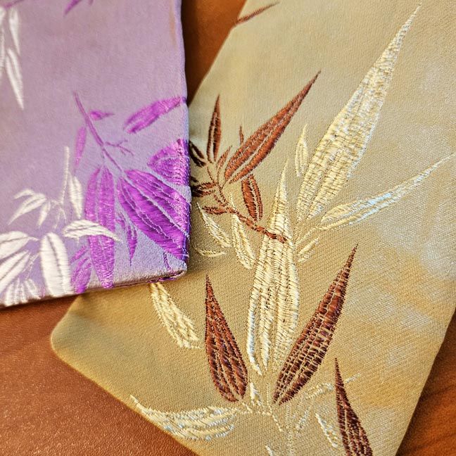 Satin Bamboo pouches