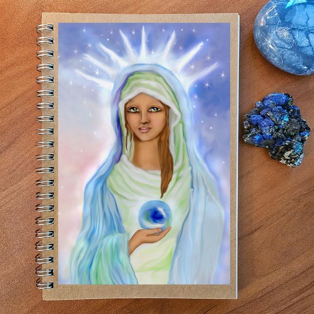 🙏 Our Lady of the Ascended Earth Notebook &amp; Journal by Montserrat
