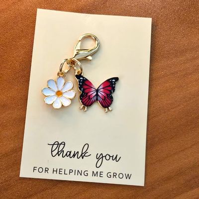 🦋​Monarch &amp; Marigold — Clip‑On Blessing