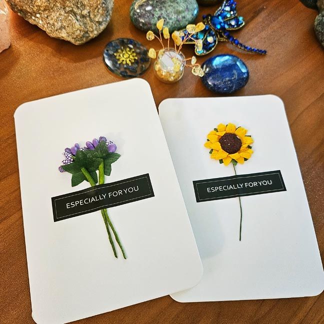 💐 Paper Flower Cards