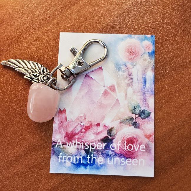 🪽​Angel’s Rose Blessing — Clip‑On Blessing