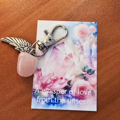 🪽​Angel’s Rose Blessing — Clip‑On Blessing