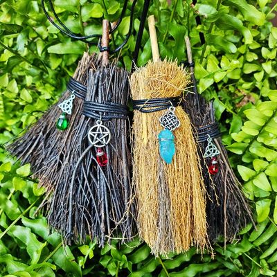 🌿✨ Blessed Besom Brooms — Protective Door Charms