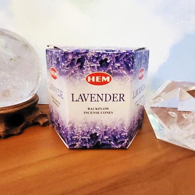Backflow HEM Incense Cones — 40 Count Box