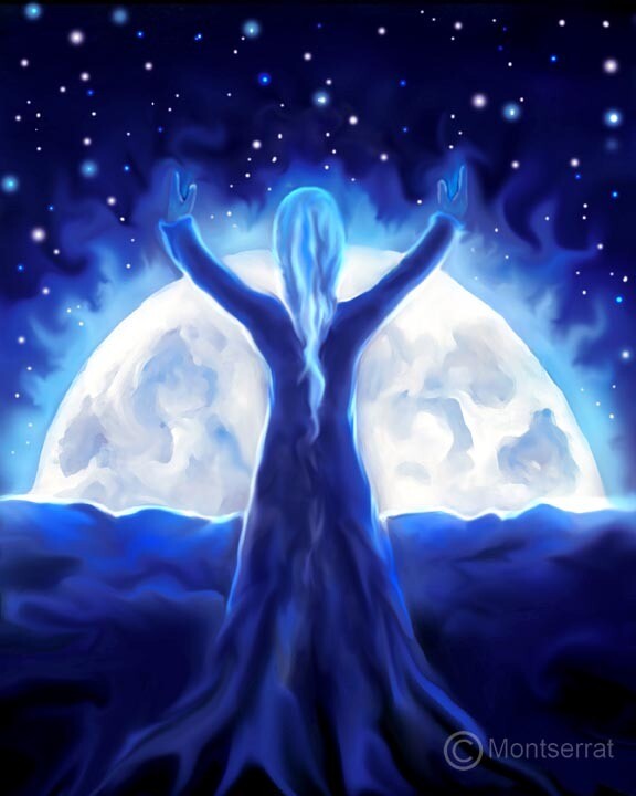 🌙Moon Blessings Altar Card