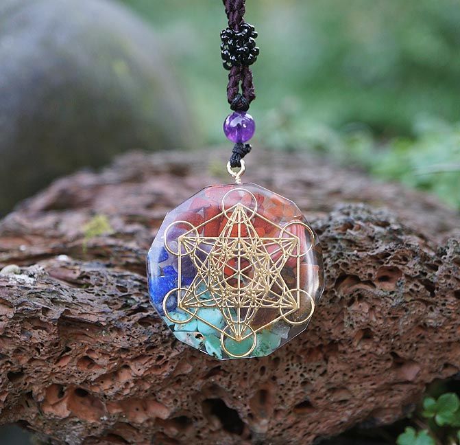 🌈Metatron Chakra Pendant