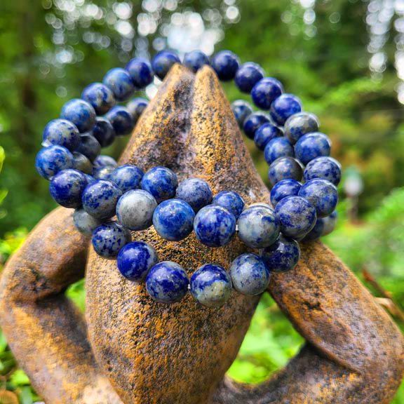 Temple of the Blue Flame - Lapis Lazuli Bracelet 8mm