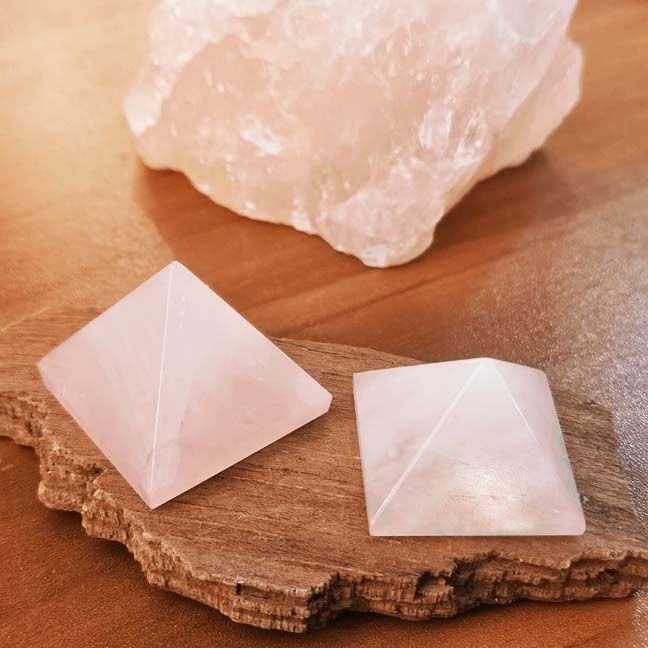 Rose Quartz Pyramid