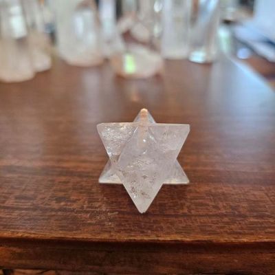 Clear Quartz Merkaba