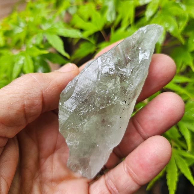 Freeform Prasiolite — Green Amethyst