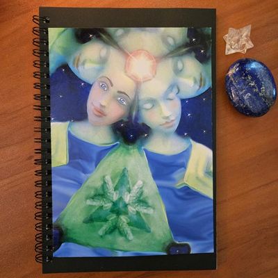 Awakening — Spiral-bound journal by Montserrat