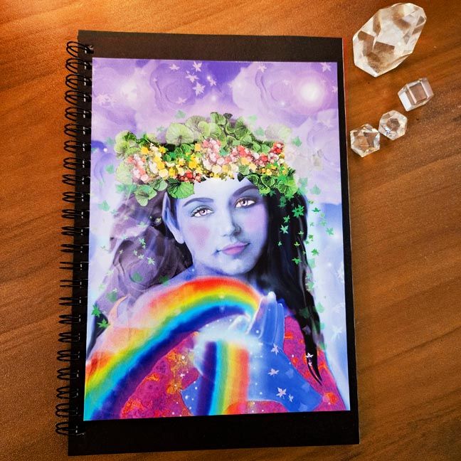 There Always a Rainbow — Spiral-bound journal by Montserrat