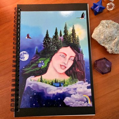 Mother Earth — Spiral-bound journal by Montserrat