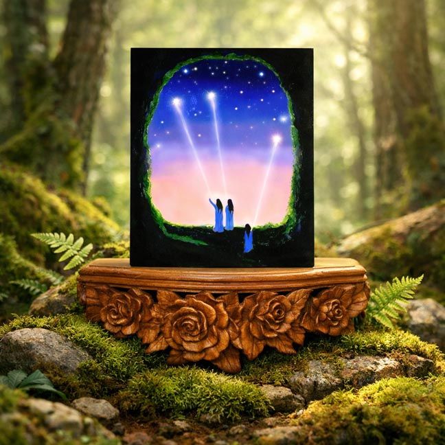 Light Gatherers Altar Card by Montserrat