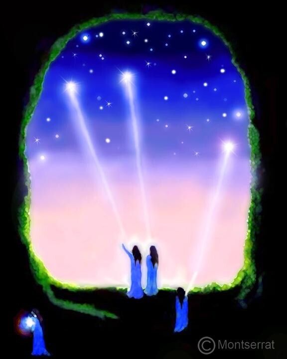 Light Gatherers Altar Card by Montserrat