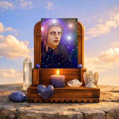 Archangel Altar Card by Montserrat